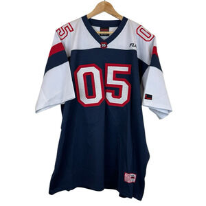 Vintage Red White & Blue FUBU 05 Y2K Jersey 2X All Stars State Champions Hip Hop